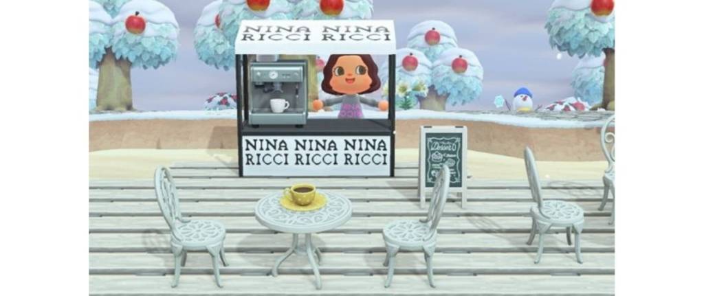 Personnage Nina Ricci dan le jeu animal crossing