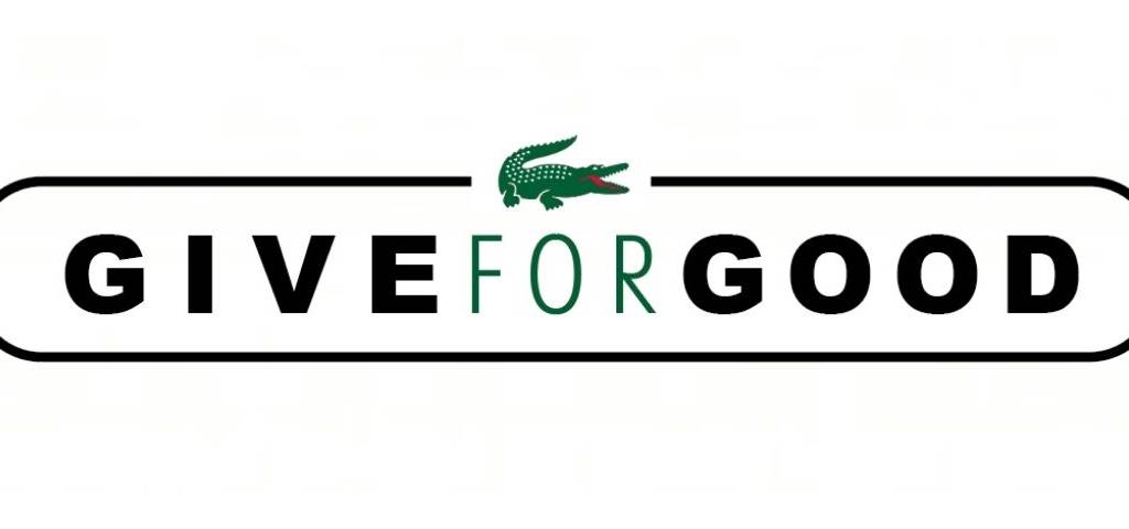 Lacoste et BETC clôturent cette année si particulière en mettant en place une opération solidaire en faveur d’Apprentis d’Auteuil Logo Give For Good Lacoste