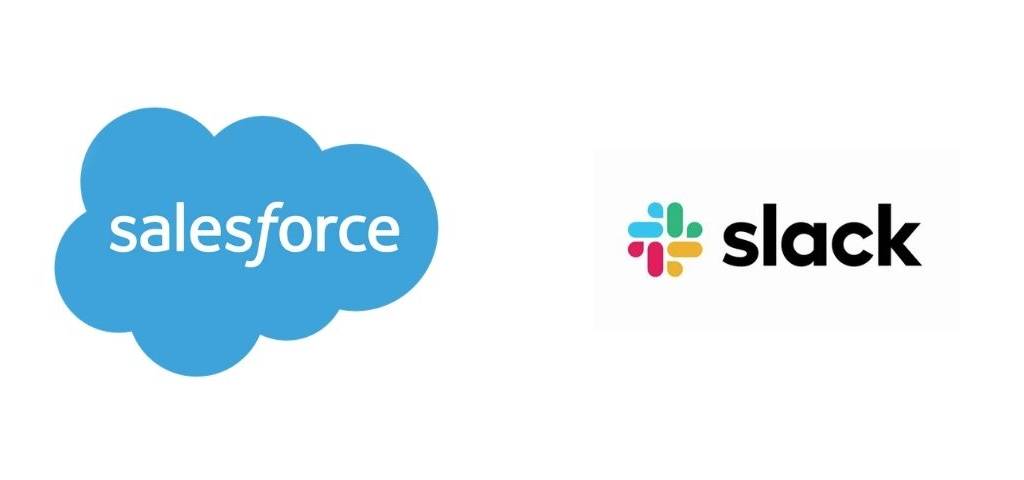 Logos de Salesforce et Slack