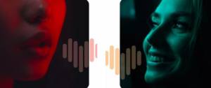 Jeuenes femmes parlant avec des ondes sortants de leur bouche
