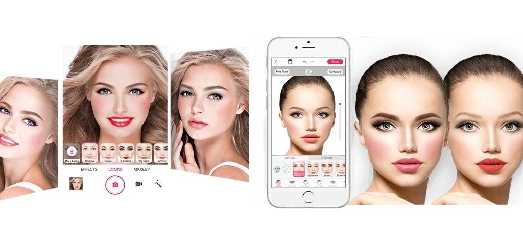 capture de l'application YouCam Makeup