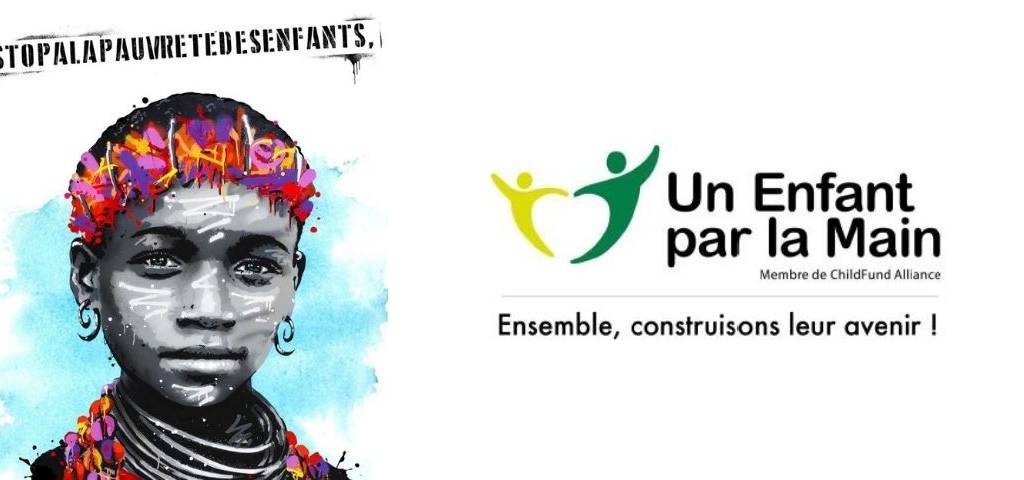 Affiche de la campagne : « stop à la pauvreté des enfants ».