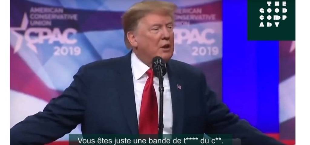 Donald Trump en meeting