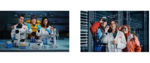 Chercheurs dans un laboratoire