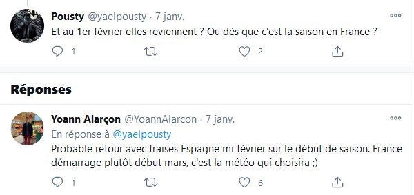 Echange de Yoann Alarçon avec un internaute