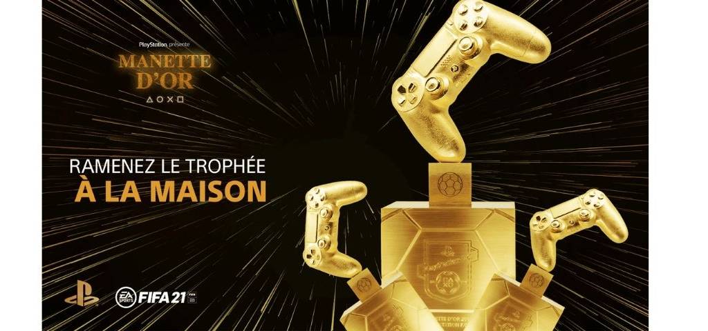 Visuel de la manette d'or