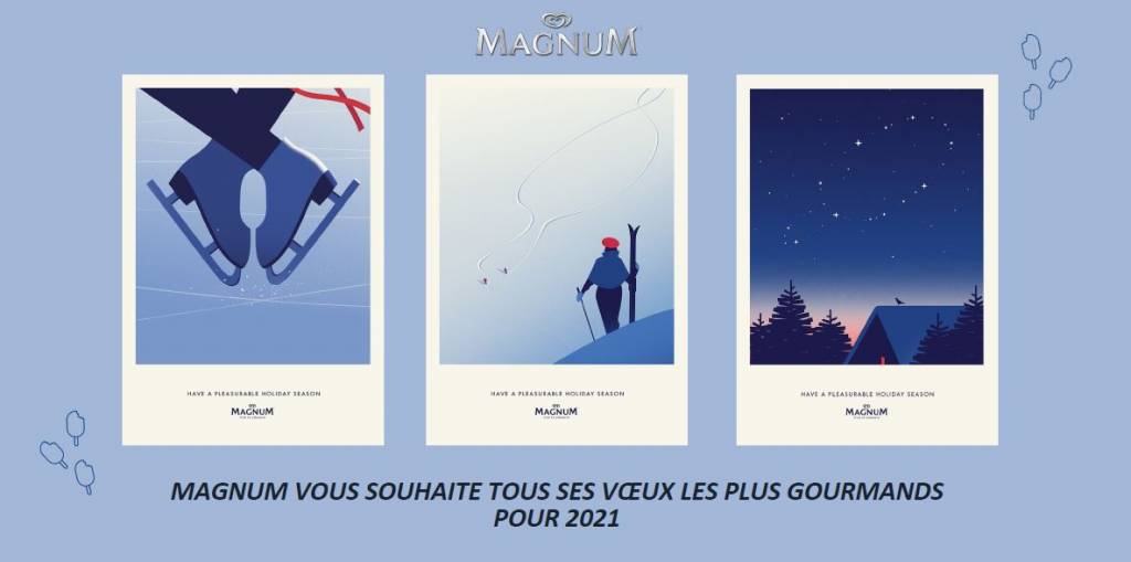 Cate de meilleurs voeux de Magum