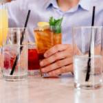 Boissons sur une table