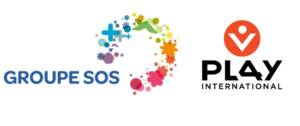 Logo groupe SOS et Play international