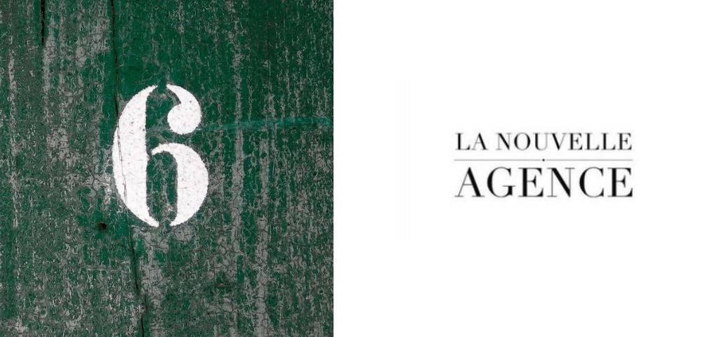 Chiffre 6 avec le logo de La Nouvelel Agence