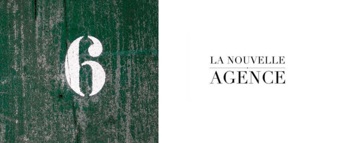 La Nouvelle Agence annonce la signature de 6 nouveaux clients Chiffre 6 avec le logo de La Nouvelel Agence