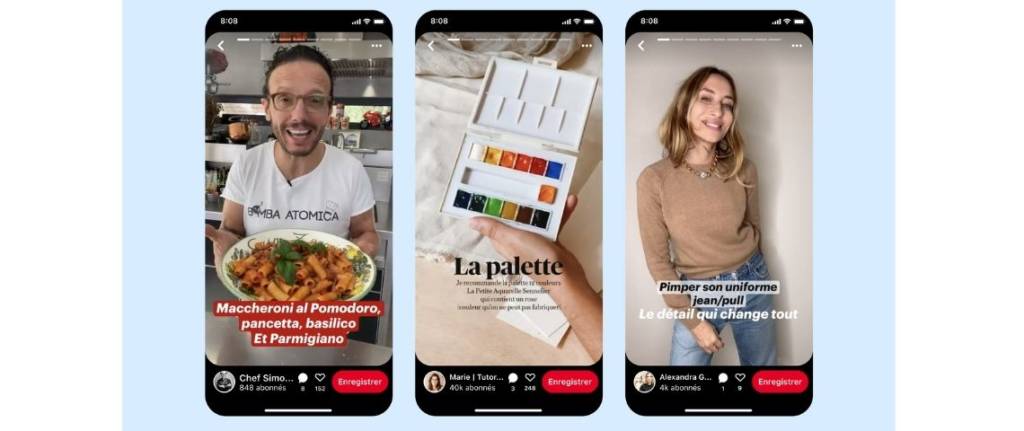 Application Pinterest