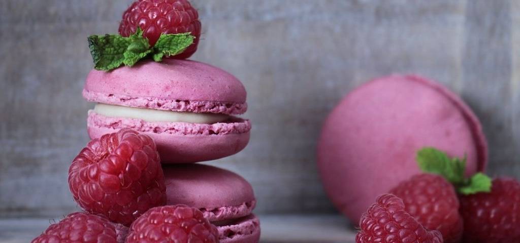 Macarons à la framboise