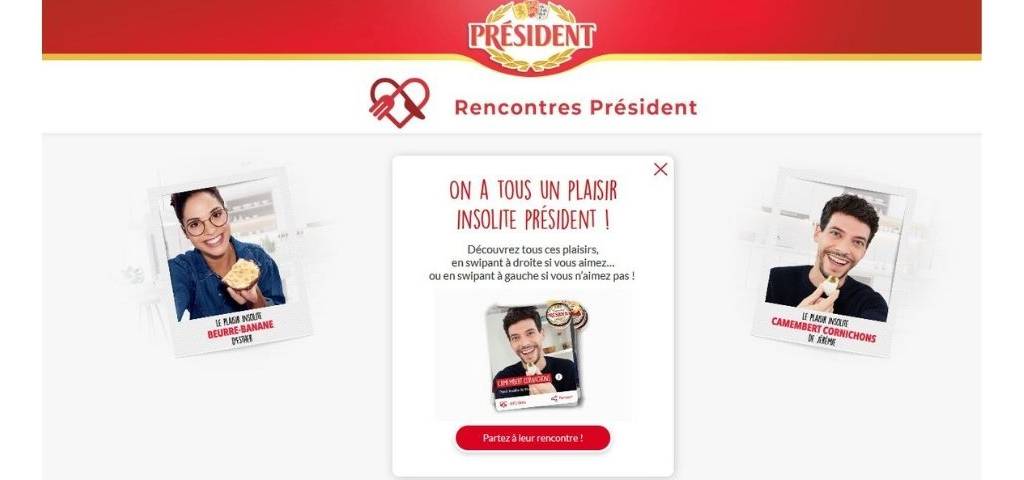 Capture du site rencontres-président