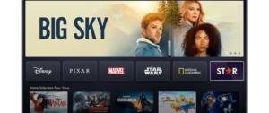 Capture d'écran de l'interface Disney+ Star