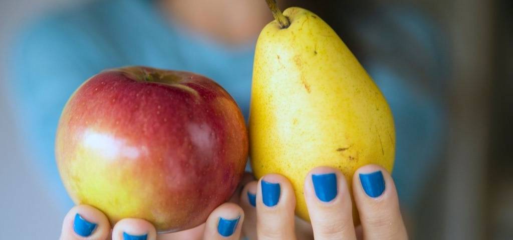 Une pomme et une poire