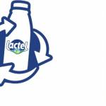 Logo Recyc'lait et mcollecteur de bouteilles de lait