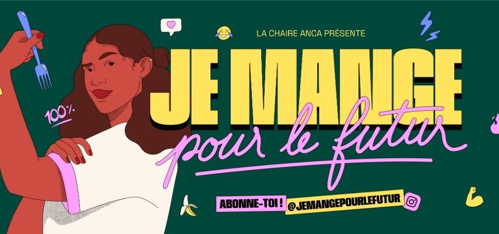 Affiche « Je mange pour le futur »