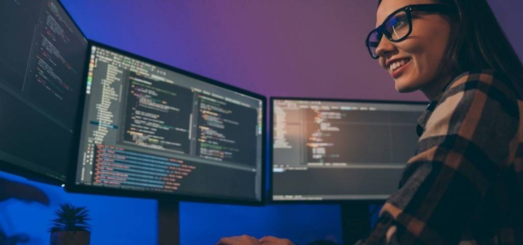 Une développeuse web