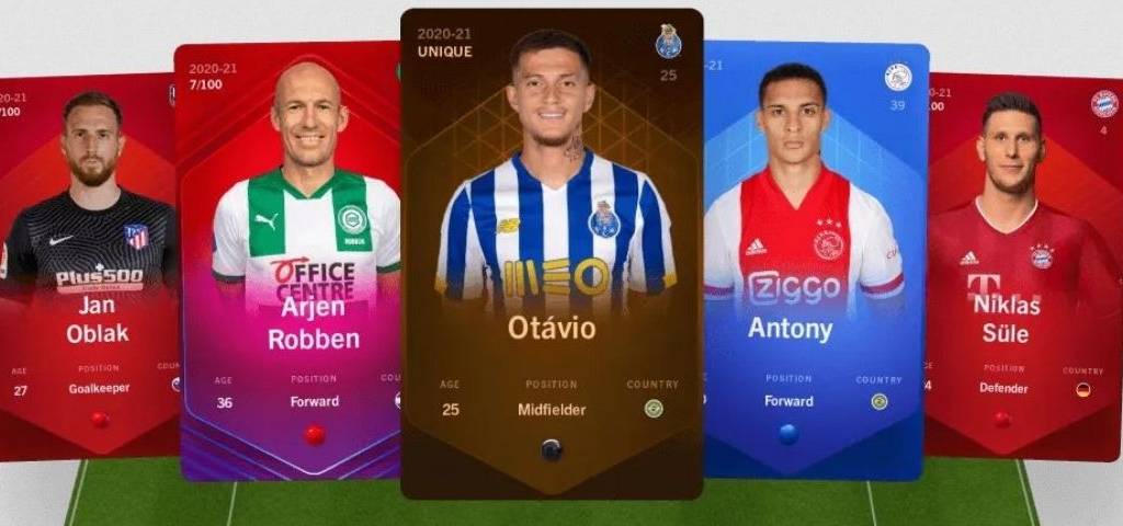 Cartes de plusieurs sportifs