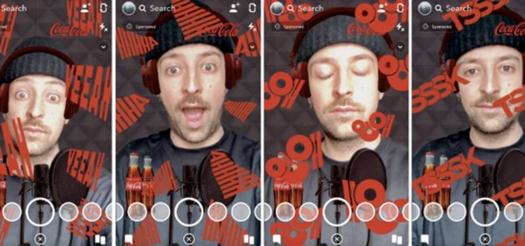 Capture d'un homme testatnt la beatbox de coca cola sur spotlight