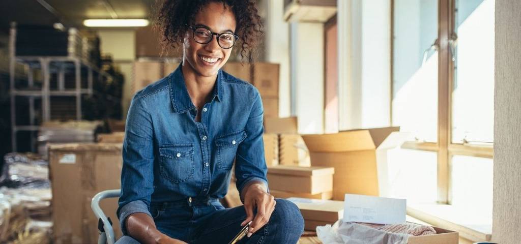 Une femme entrepreneure