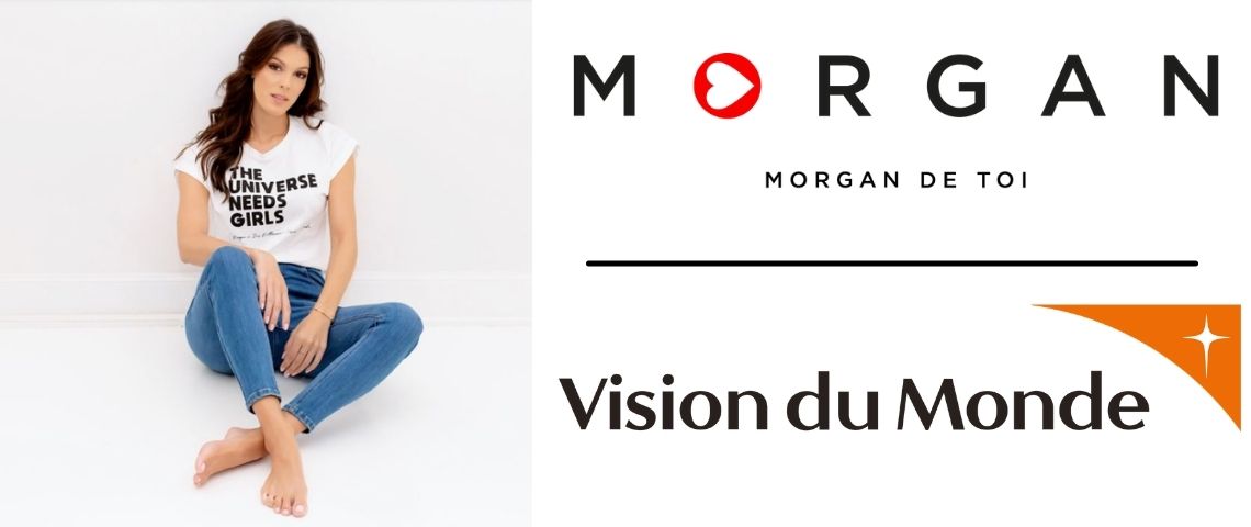 Sensible à la question des droits des femmes, la marque Morgan a décidé de soutenir le combat de son ambassadrice Iris Mittenaere, nouvelle marraine de l’association Vision du Monde. Iris Mittenaere portant le t-shirt avec l'inscription : The Universe Needs Girls