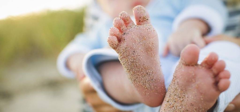 Pied d'un bébé