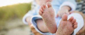 Pied d'un bébé