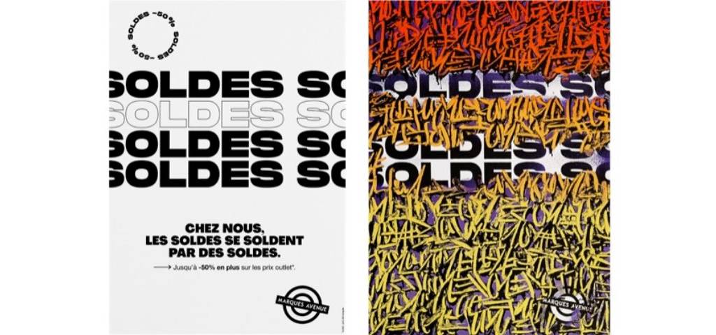 Affiche Marque Avenue transformé par Tanc