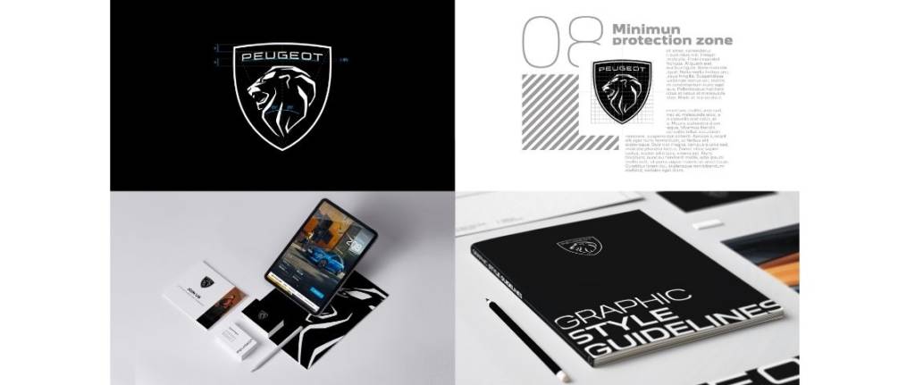 Nouvelle identitqué de marque de Peugeot
