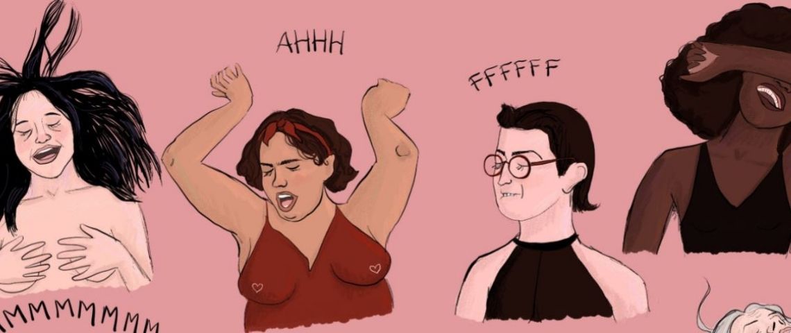 A l’occasion de la Journée internationale des droits des femmes : Satisfyer lance sa campagne #ChoosetoChallenge et invite les femmes à témoigner des bienfaits de leur liberté sexuelle ! Illustration de l'artiste britannique Hazel Mead