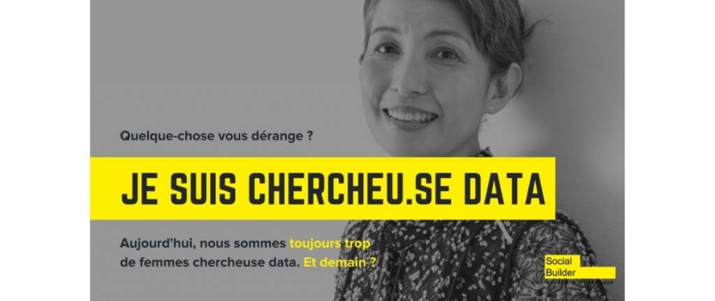 Femme chercheuse data