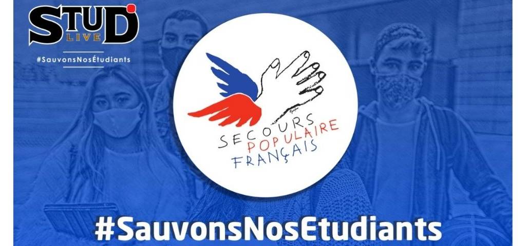 Logo Stud'Live et Secours populaire
