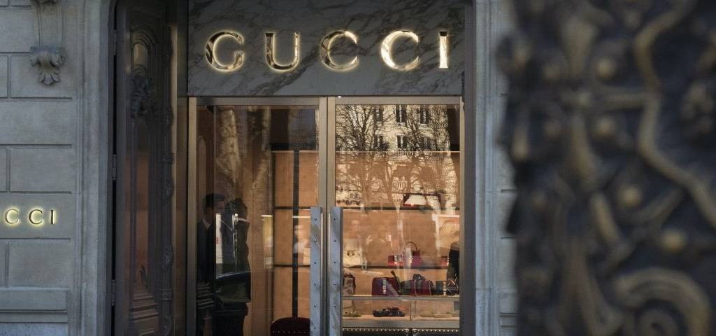 Boutique Gucci vue de l'extérieur