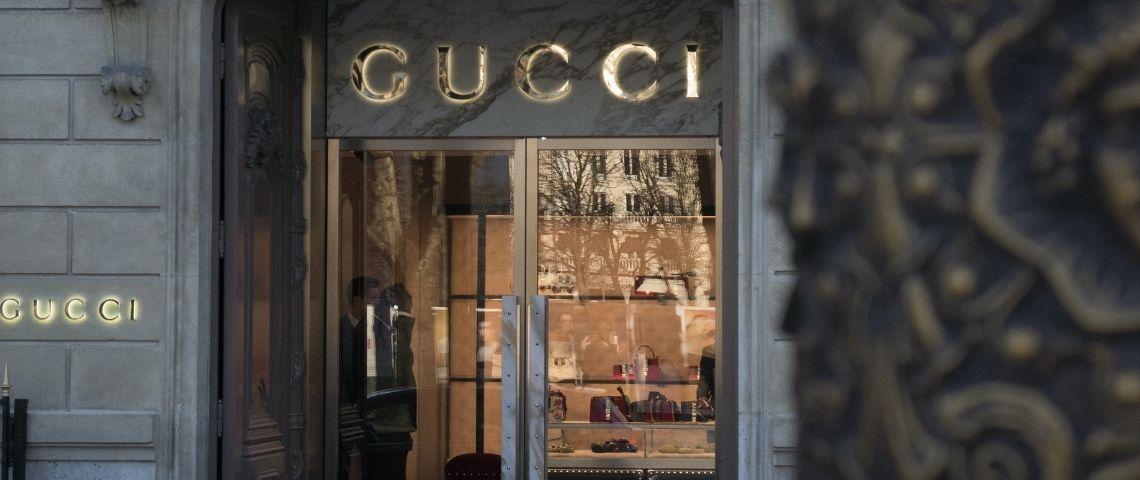 Gucci-x-Snapchat Boutique Gucci vue de l'extérieur