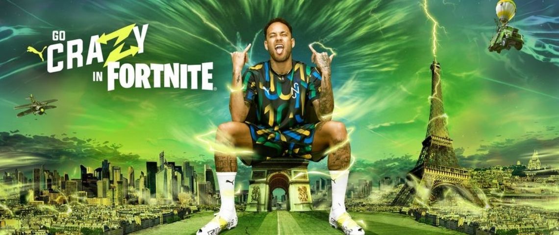 L’agence We Are Young crée un nouveau playground pour affronter Neymar sur Fortnite Neymar sur Fortnite