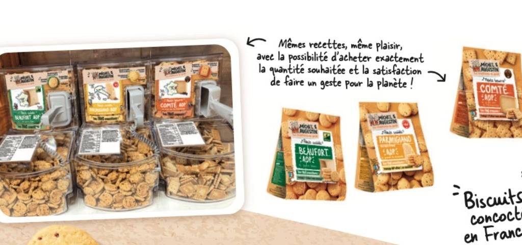 Campagne de lancement Michel & Augustin en vrac + sachets