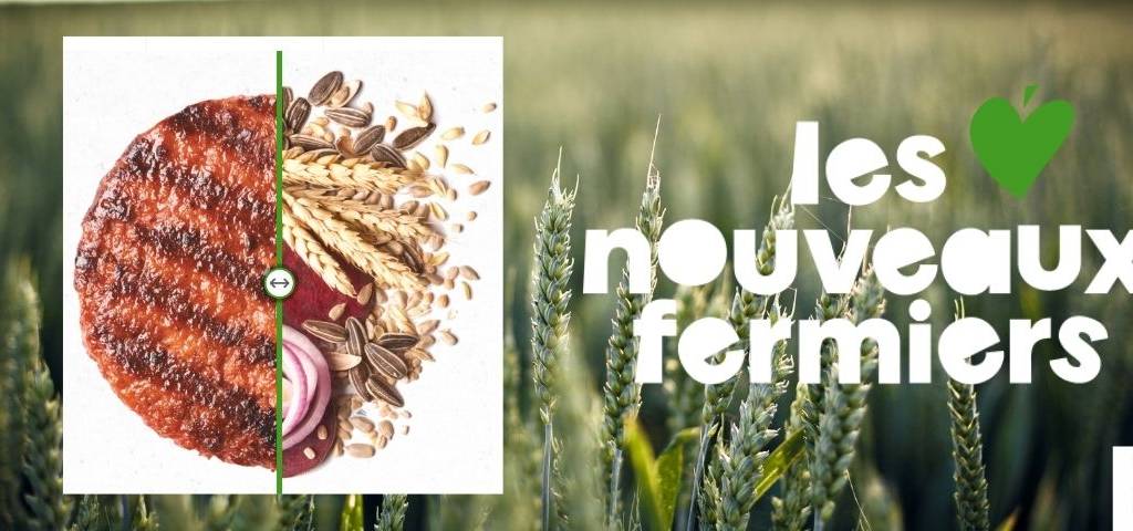 Logo les nouveaux fermiers - Steak végétal
