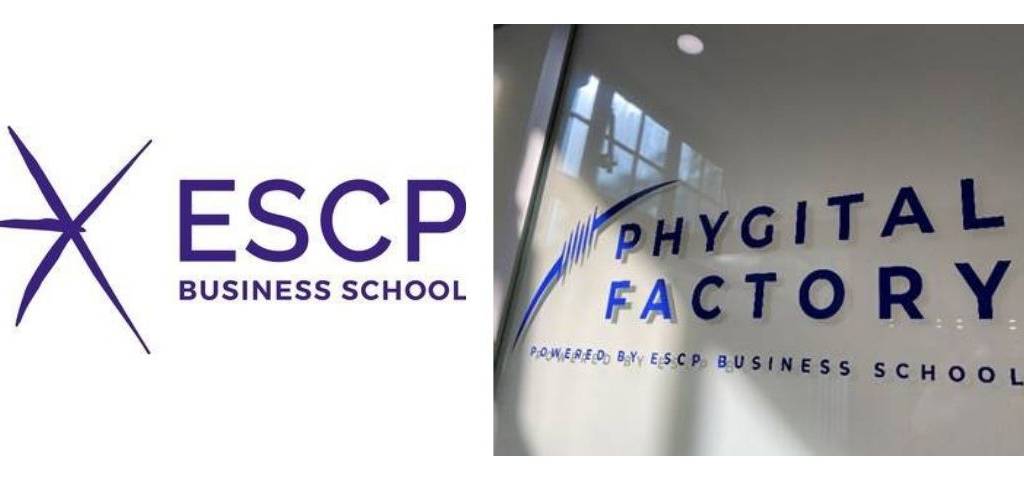 ESCP Business School et son affichage pour  - Phygital Factory - 