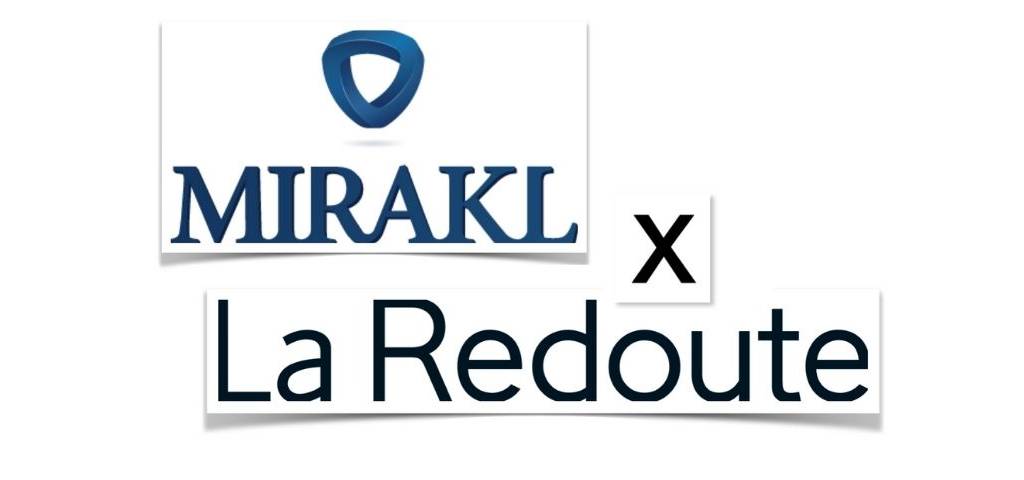 Logos Mirakl et La Redoute