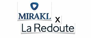 Logos Mirakl et La Redoute