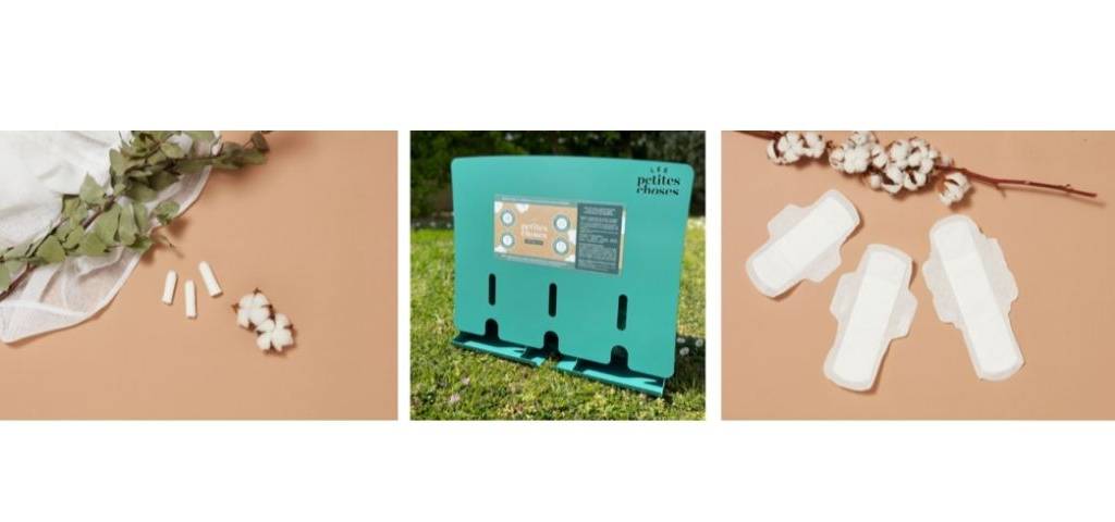 Protections hygiéniques de la marque les petites choses