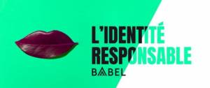 Logo Identite Responsable de Babel avec une feuille d'arbre en forme de bouche