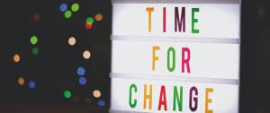 Message "Time For Change"