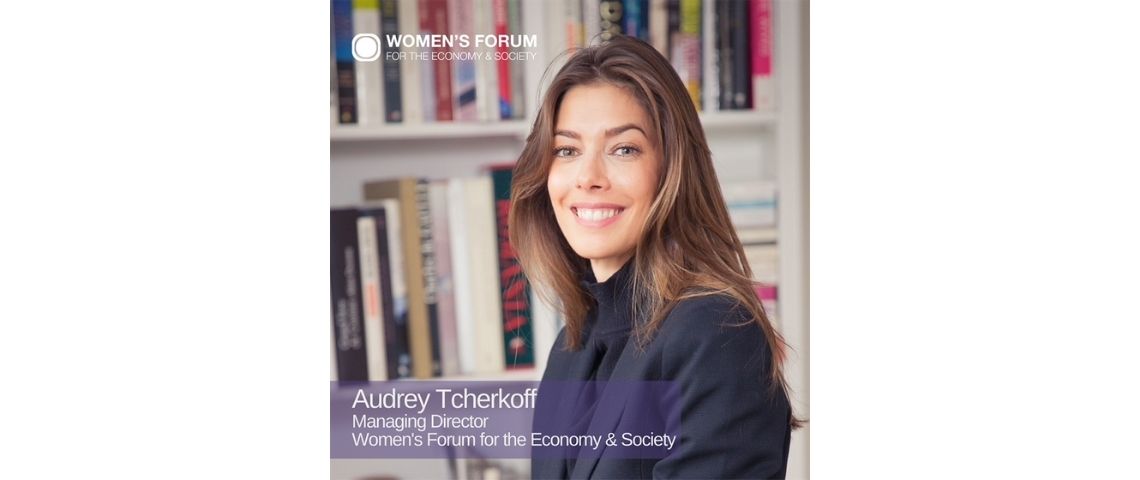 Le Women’s Forum for the Economy & Society et l’Institut de l’Economie Positive (IEP) ont décidé de s’associer. Dans ce cadre, Audrey Tcherkoff, Présidente exécutive de l’Institut de l’Economie Positive, devient également Managing Director du Women’s Forum Audrey Tcherkoff