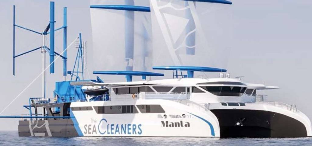 Photo du voilier géant Manta