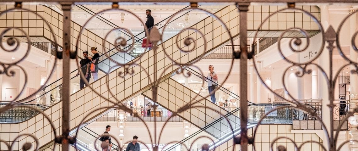 LVMH-Prada-Cartier-Luxe-BlockChain-Mode-Tracabilité-Transparence-Certification Photo du Bon Marché Paris