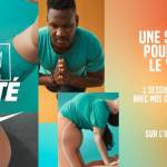 Affiche promotionnelle - Un homme et une femme qui font du yoga
