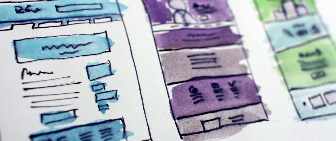 Idean-design-intelligent-rse-ecologie-transformation-responsabilité-environnementale-sociale Trois dessins (bâtiments) à l'aquarelle